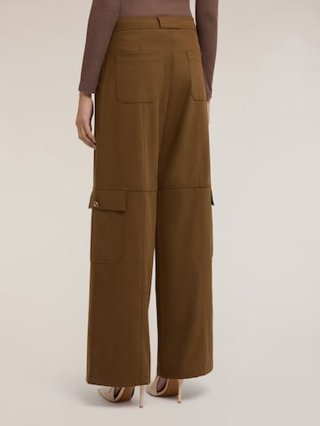 MOTIVI Wide leg Broek in Bruin