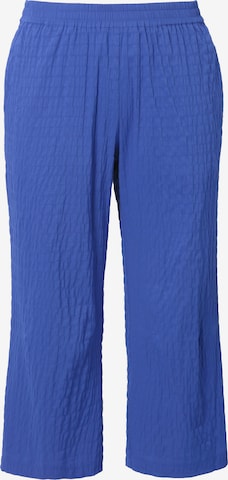 Pantalon Ulla Popken en bleu : devant