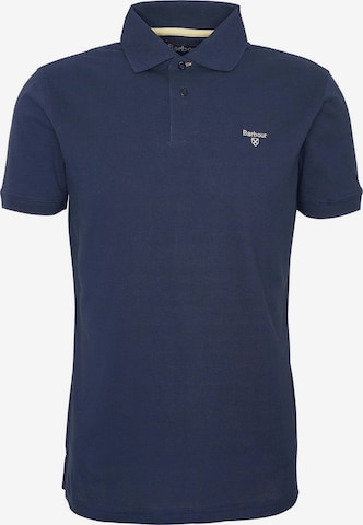 T-Shirt Barbour en bleu : devant