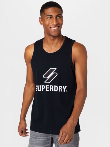 Superdry T-shirt i svart: framsida