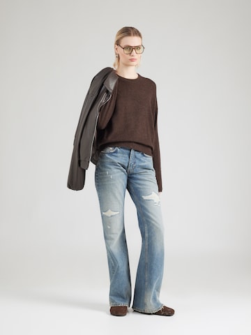 Pull-over 'OUITY' AMERICAN VINTAGE en marron