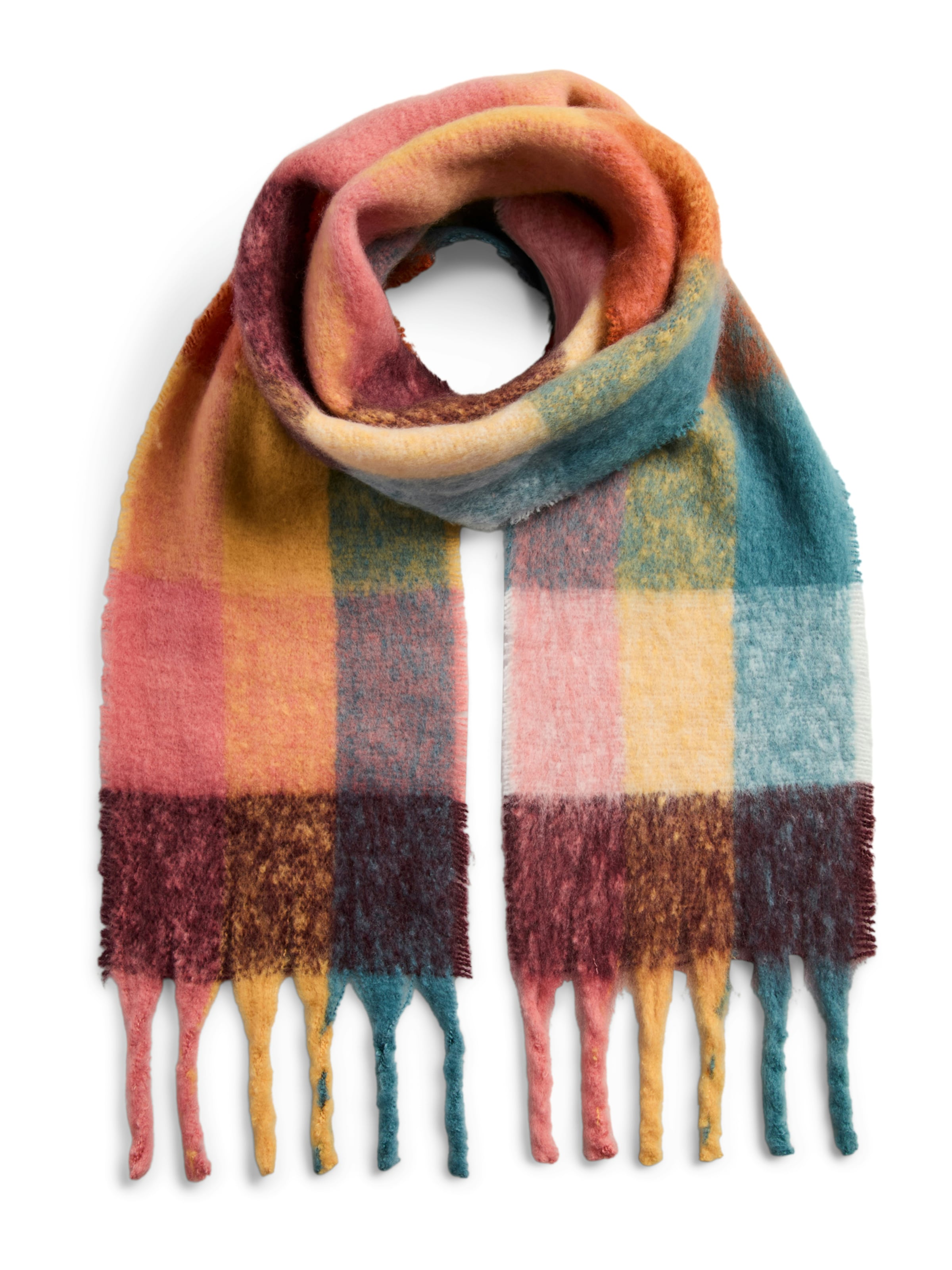 PIECES Sjaal 'PCJOVA' in Rood: voorkant