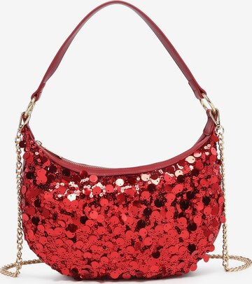 Borsa a tracolla di Kassandra in rosso: frontale