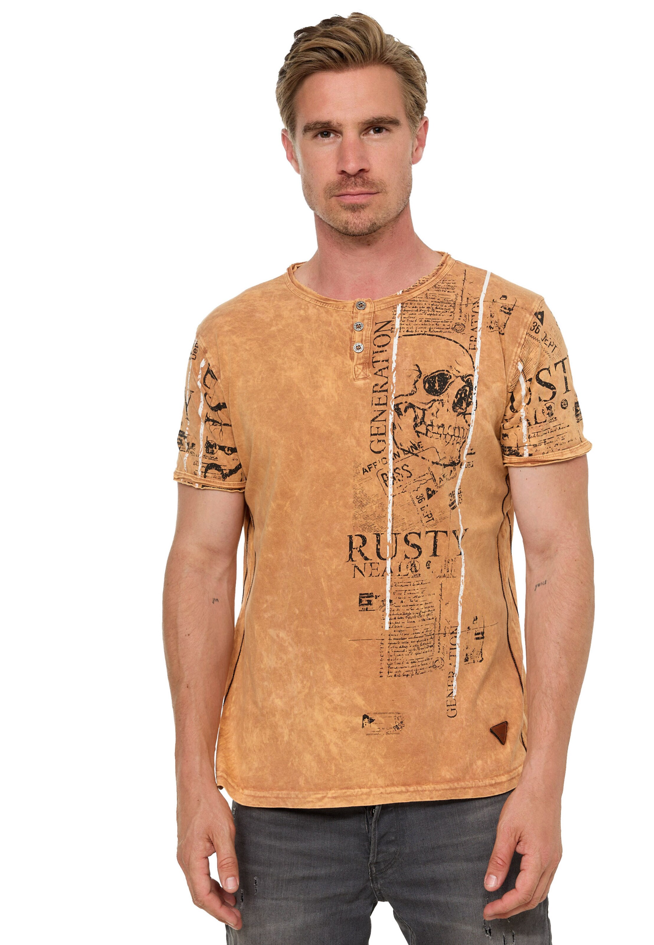 Rusty Neal Shirt in Brown: front