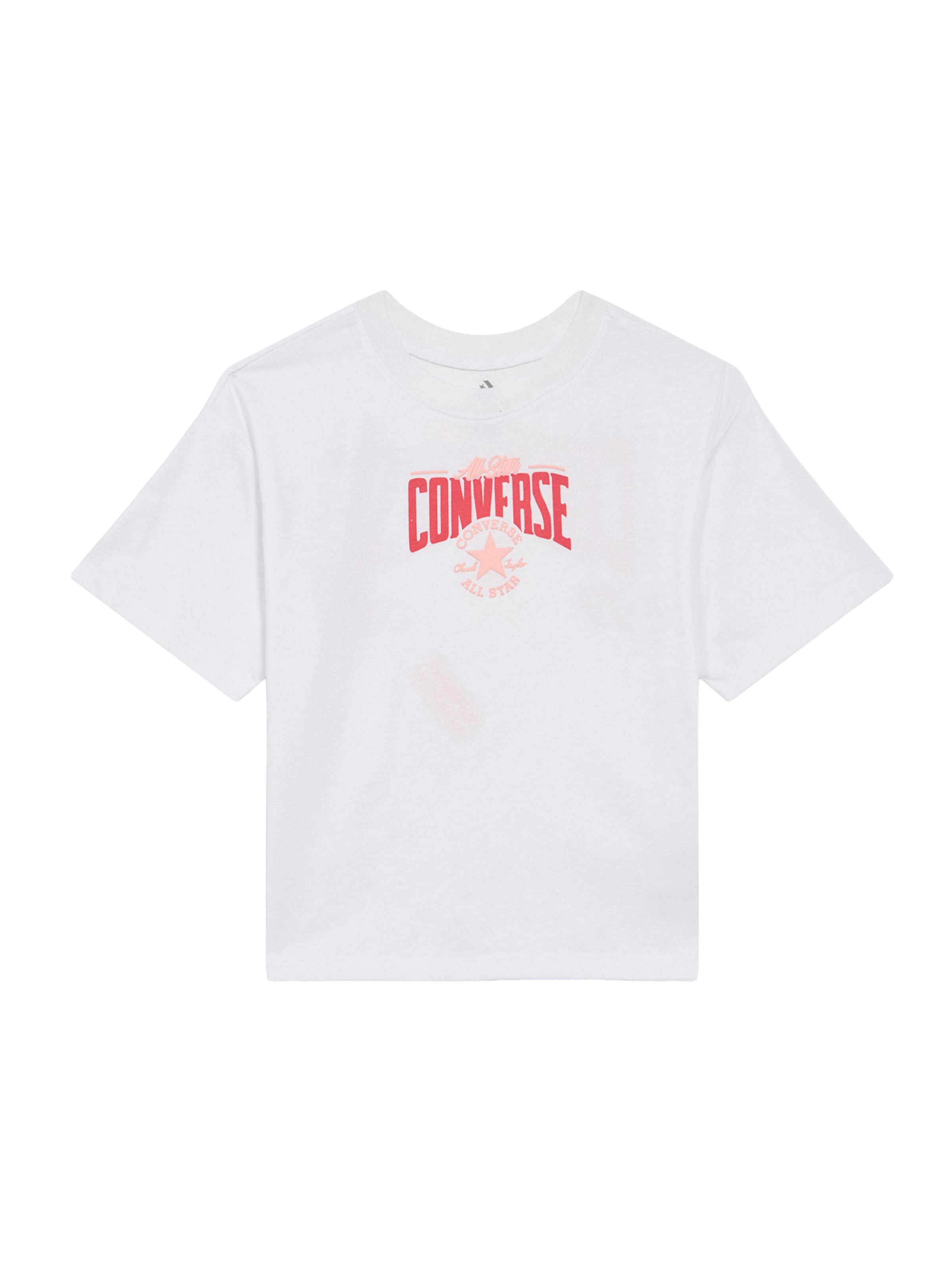 Maglietta di CONVERSE in bianco: frontale