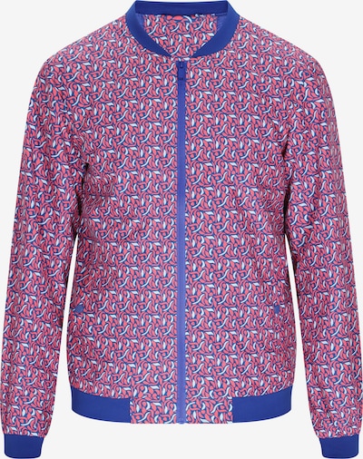 COSIMON Casaco meia-estação em azul / azul claro / coral, Vista do artigo