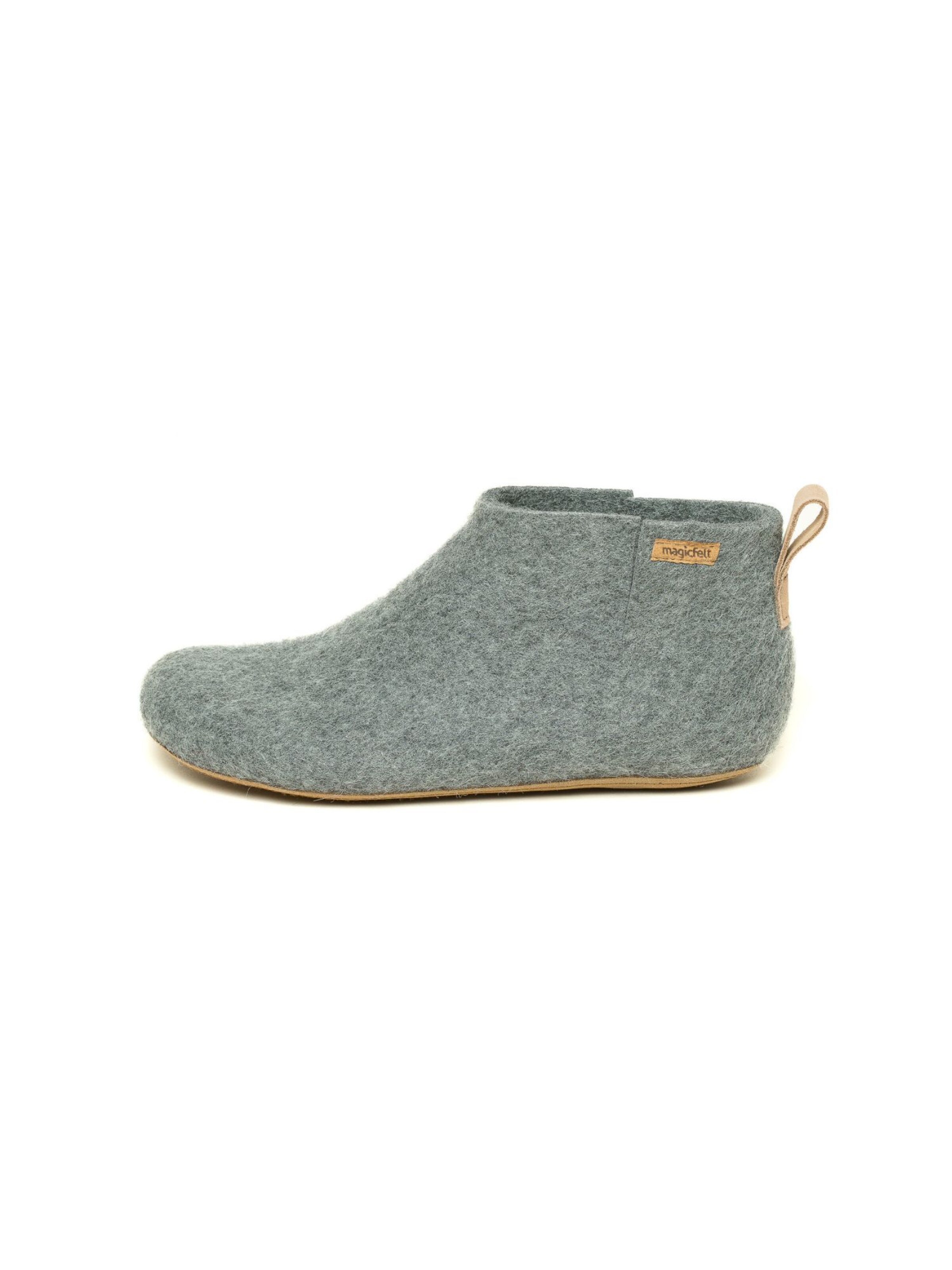 MagicFelt Slippers 'Filzstiefel Magicfelt 743' in Grey