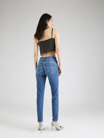 GUESS - Slimfit Calças de ganga 'SHAPE UP' em azul