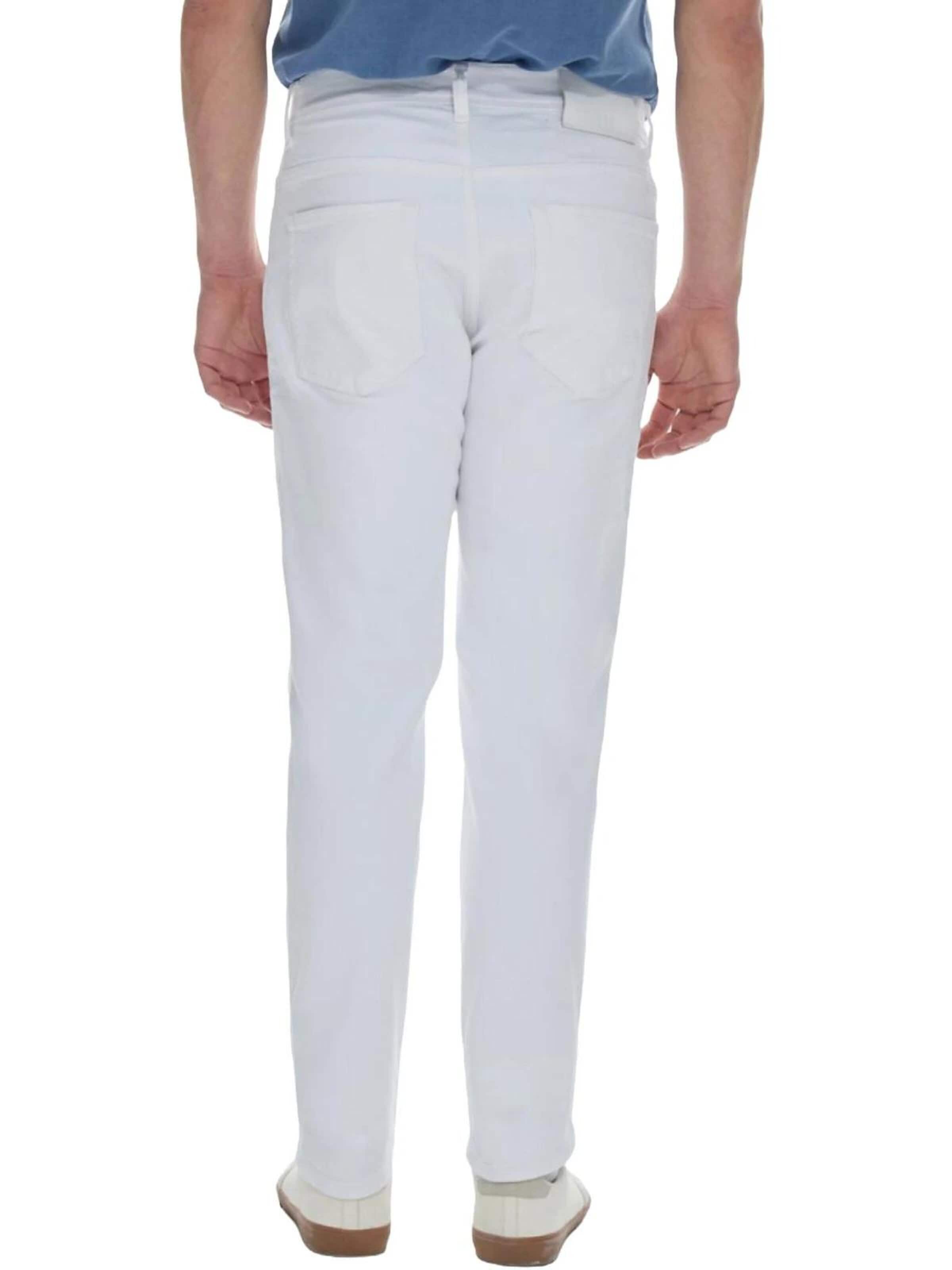 LTB Jeans Slimfit Jeans 'Sawyer' in Wit