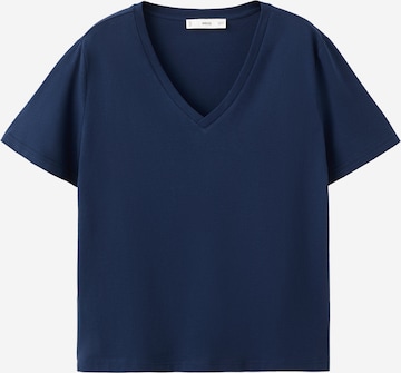 MANGO Majica 'CHALSPI' | modra barva: sprednja stran