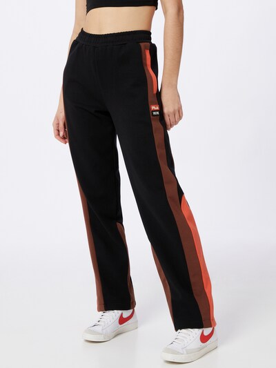 FILA Hose 'Karolina' in braun / rot / schwarz, Modelansicht