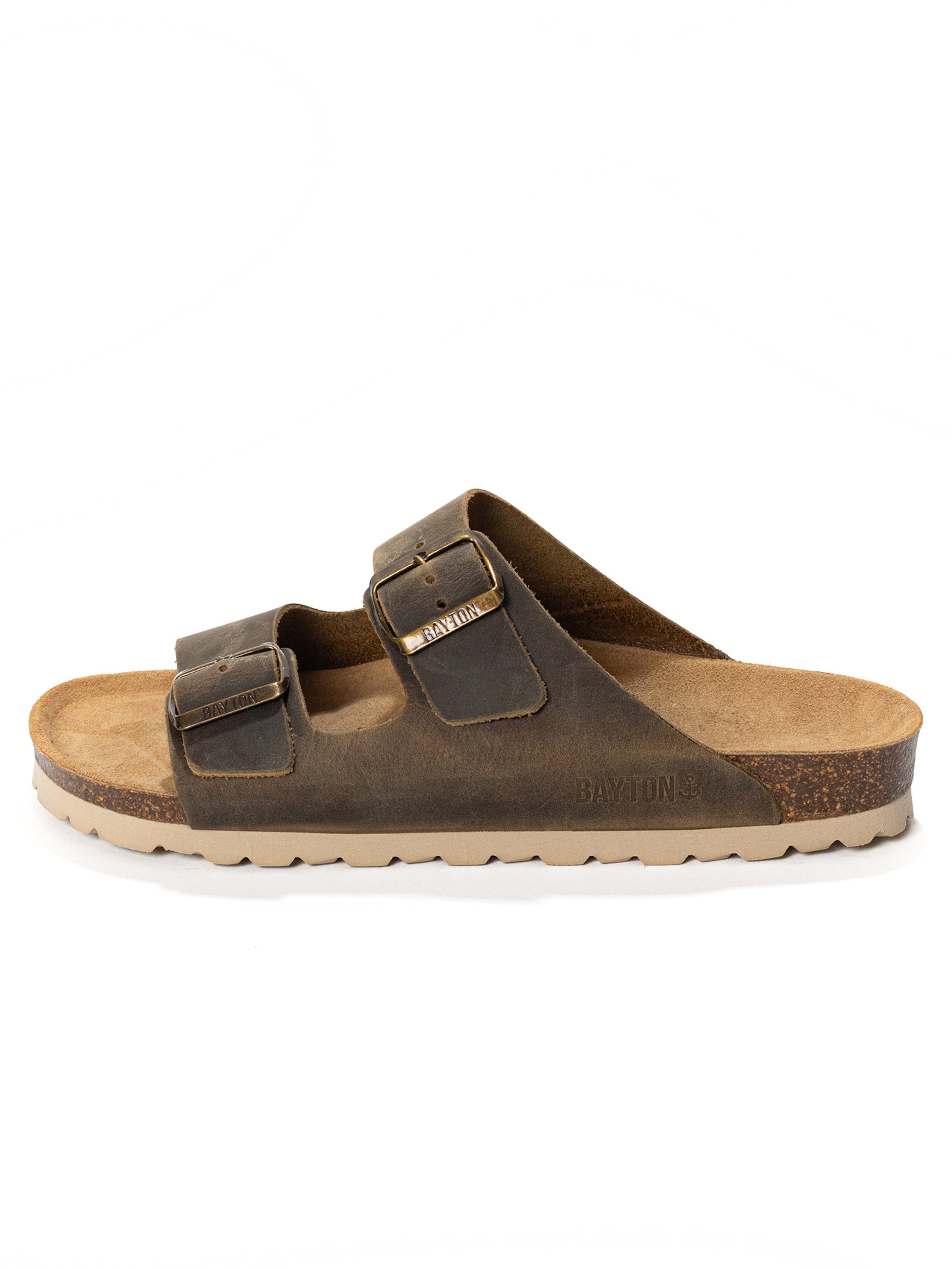 Bayton Šľapky 'Atlas' - Hnedá: predná strana