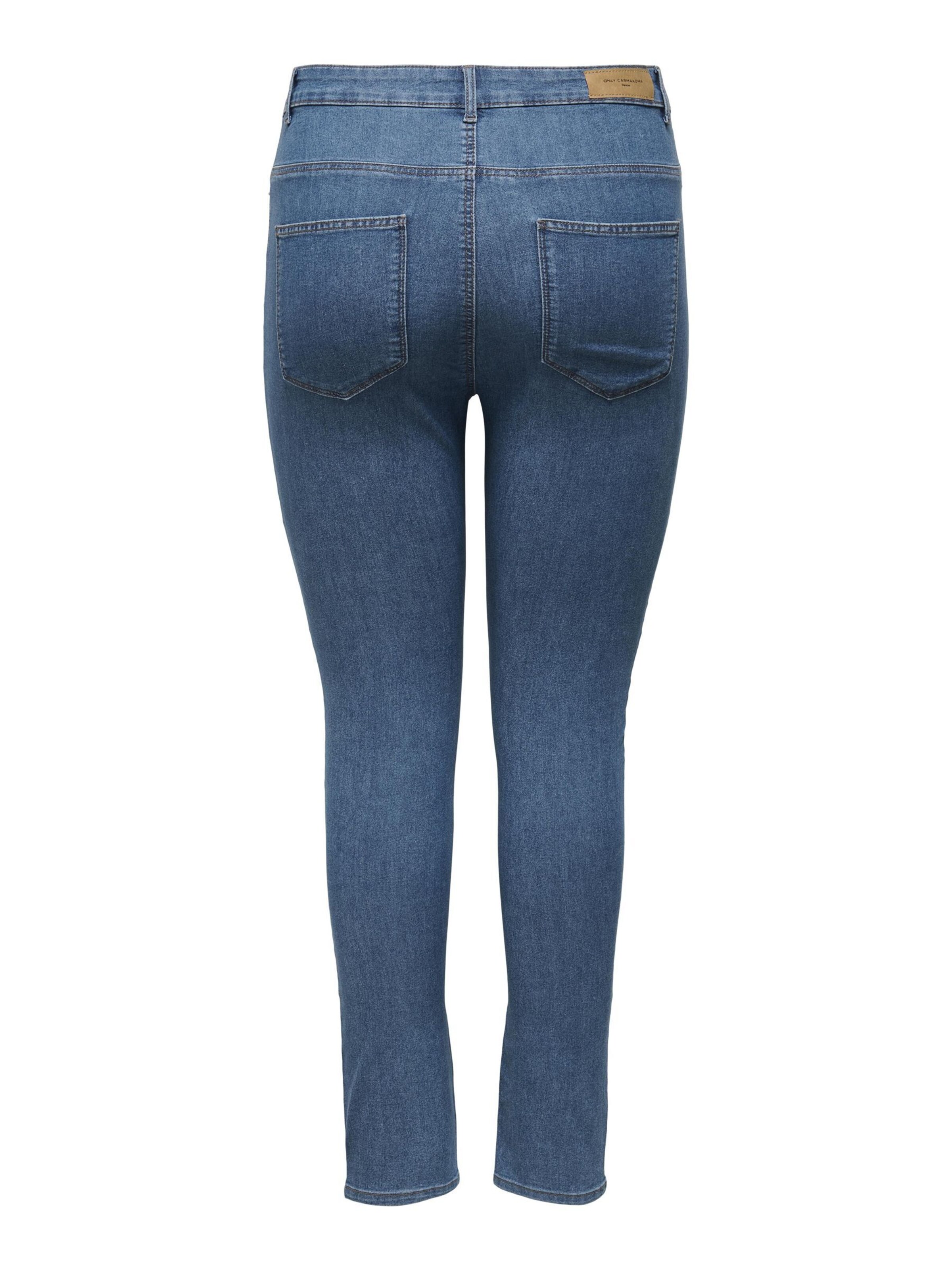 ONLY Carmakoma Skinny Jeans 'CARMila-Iris' in Blue