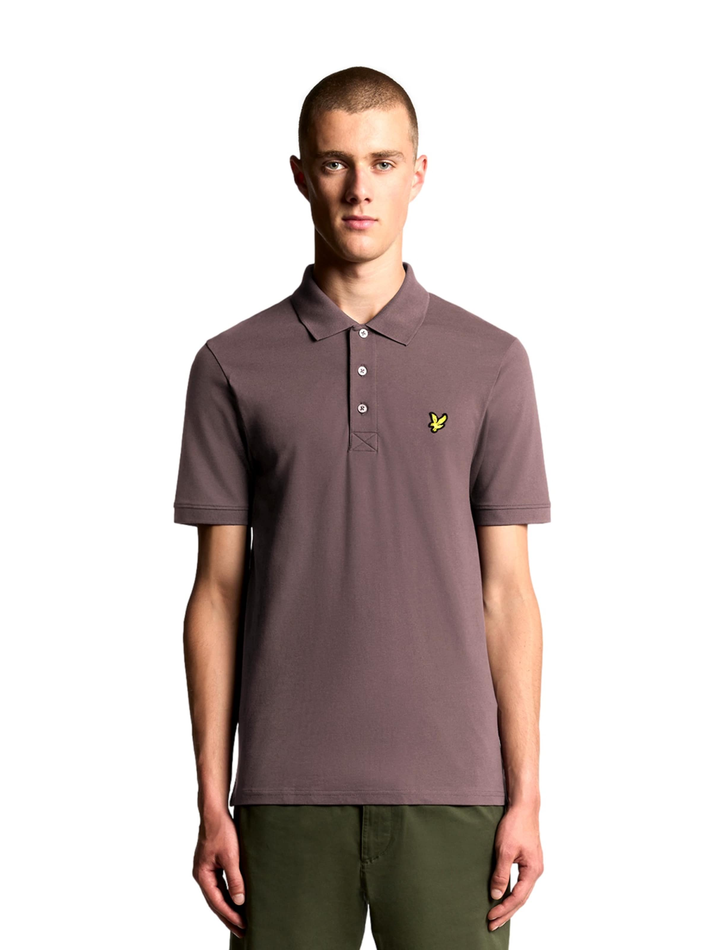 T-Shirt Lyle & Scott en marron : devant