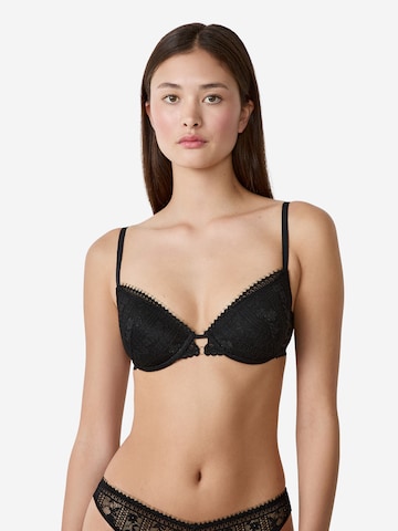 T-shirt Reggiseno 'Aura' di ETAM in nero: frontale
