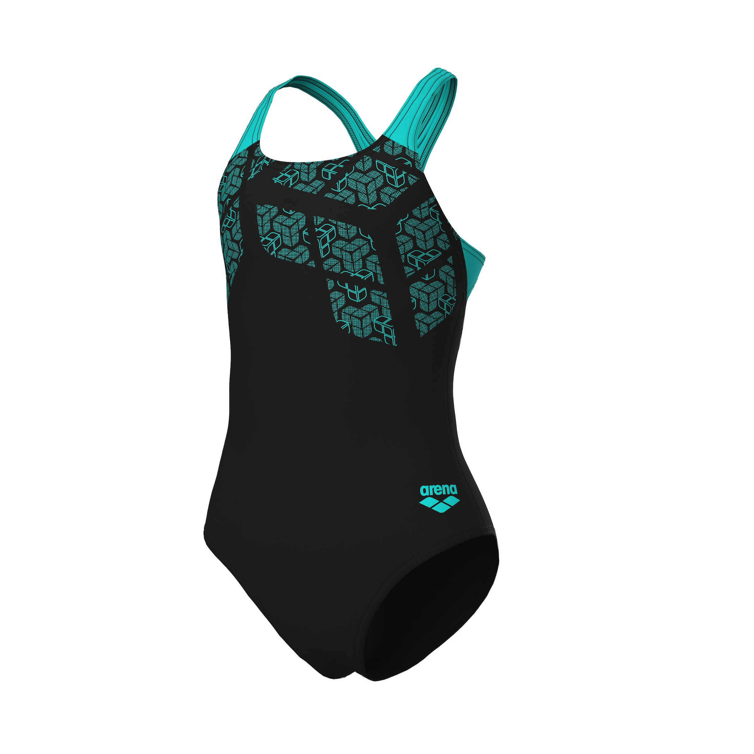 ARENA Athletic Swimwear in Black