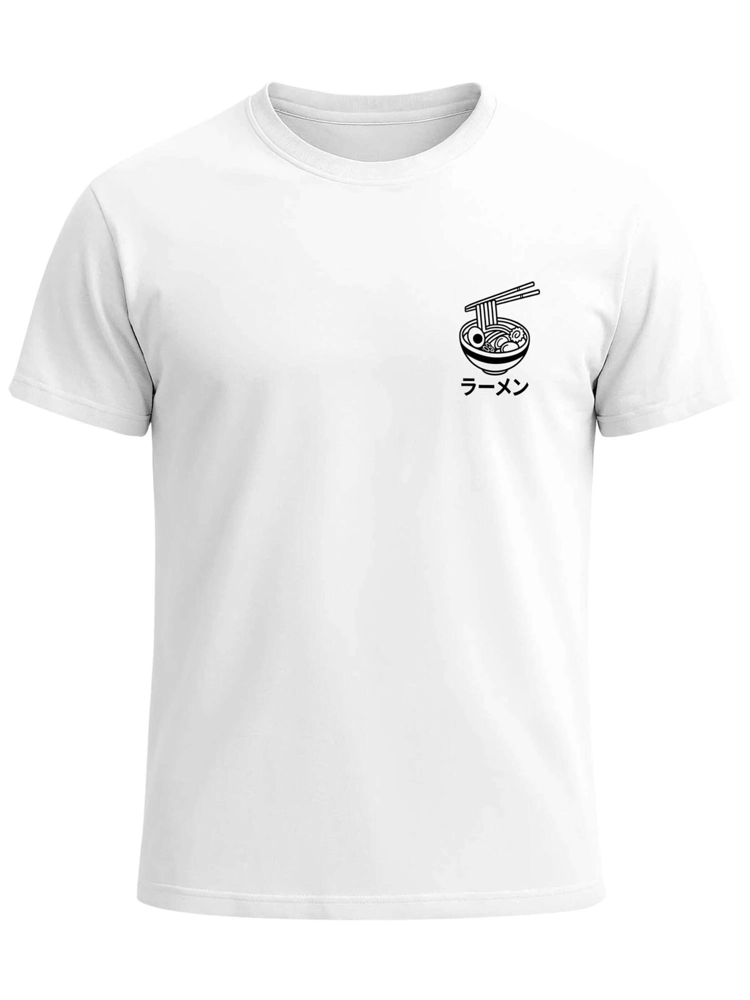 Neverless Shirt 'Ramen' in White: front