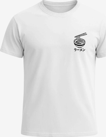 Neverless Shirt 'Ramen' in White: front