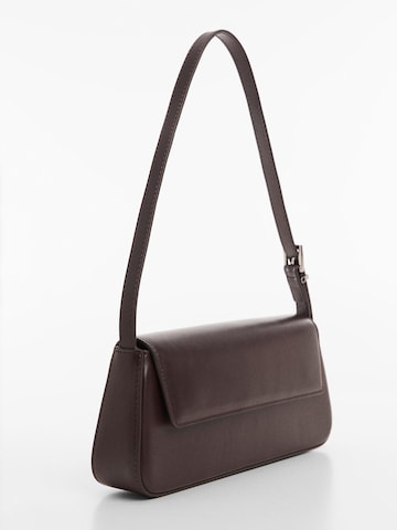 MANGO Shoulder Bag 'SIMPLE' in Brown