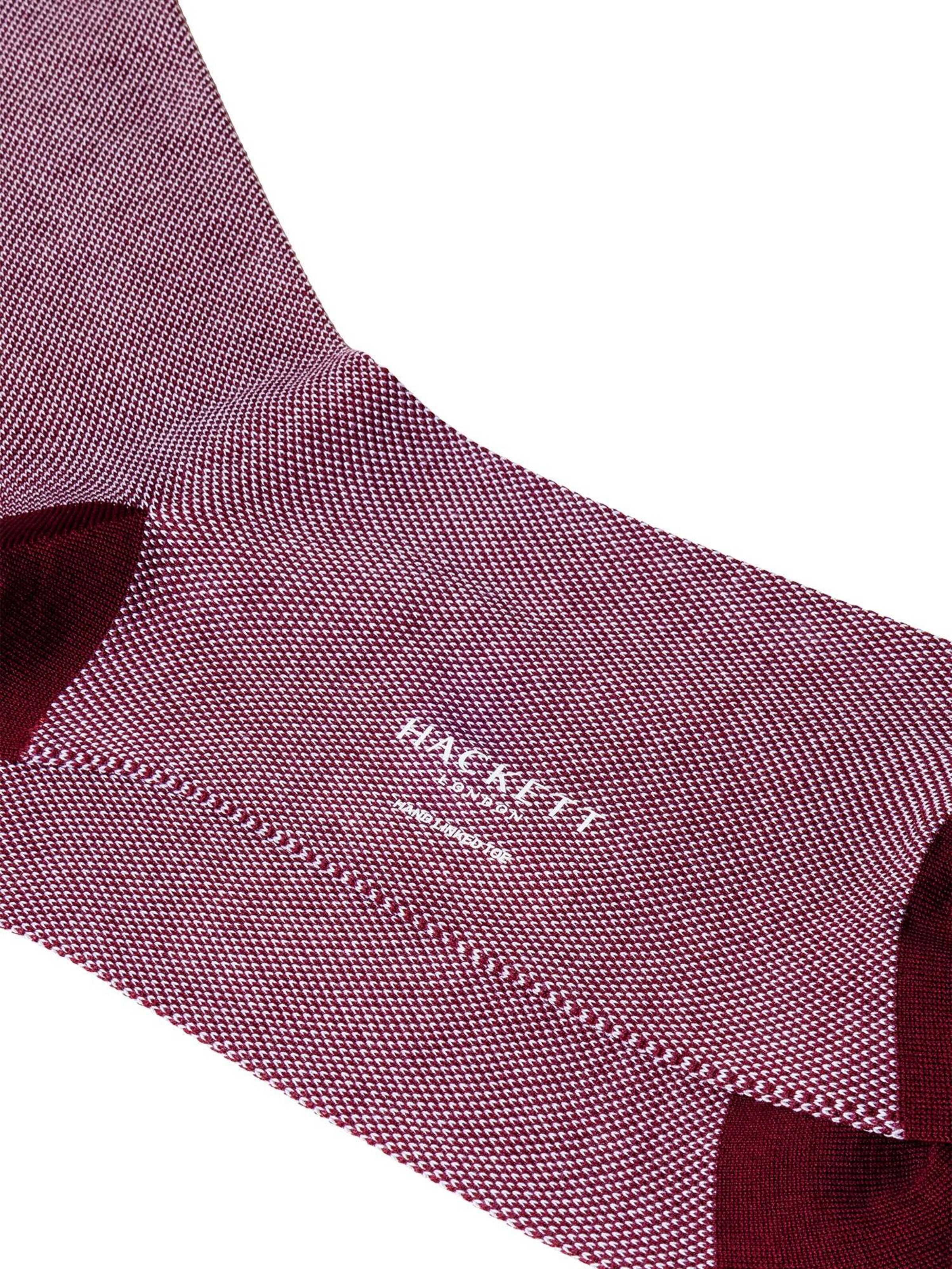 Hackett London Socken ' BIRDS EYE  ' in Rot