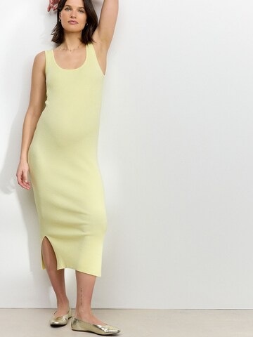 Next Knitted dress in Yellow