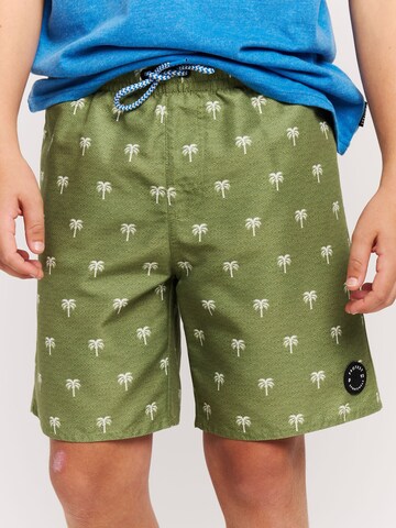PROTEST Board Shorts 'PRTCalvin JR' in Green