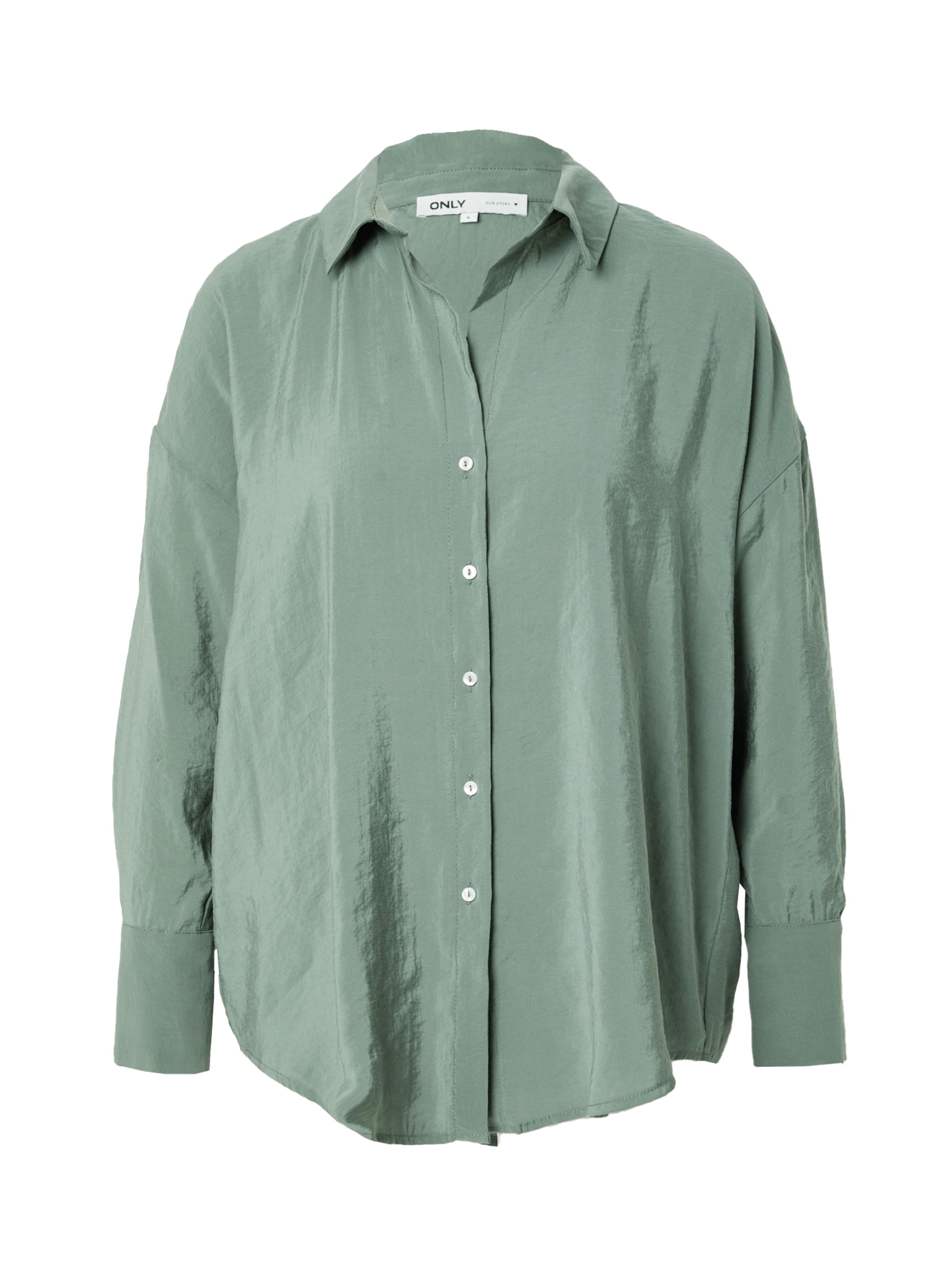 ONLY Блуза 'ONLZazima' в зелено: отпред