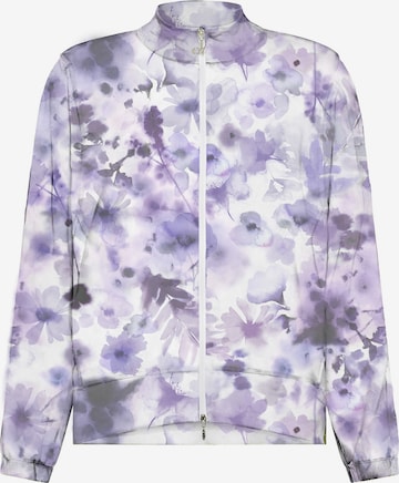 Veste de survêtement DEHA en violet : devant