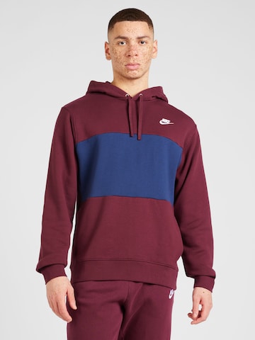 Nike Sportswear Sweatshirt in Rood: voorkant