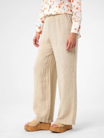 DIMI Wide leg Pants 'Weite Damen Leinenhose' in Beige