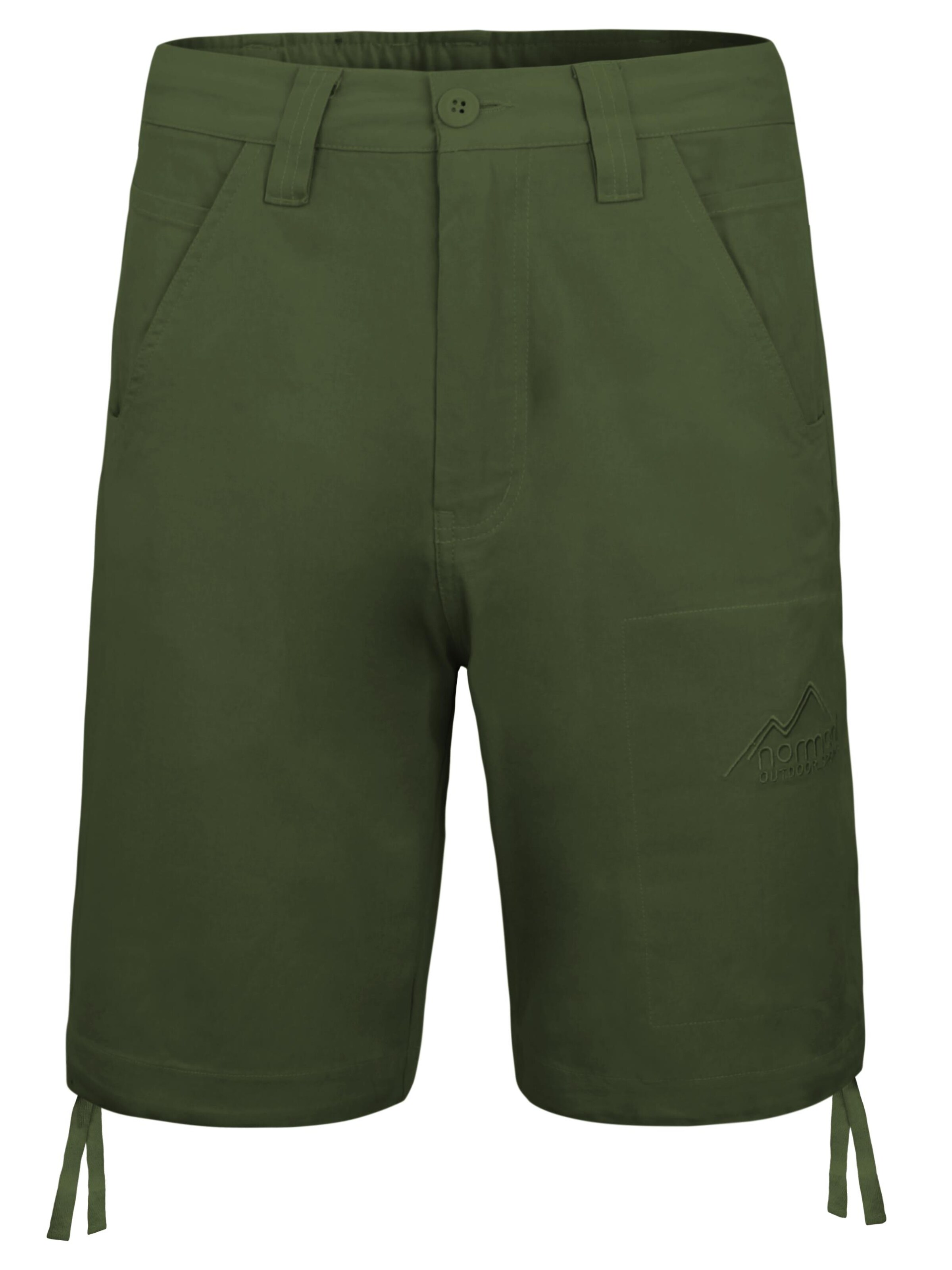 Regular Pantalon outdoor 'Gobi' normani en vert : devant