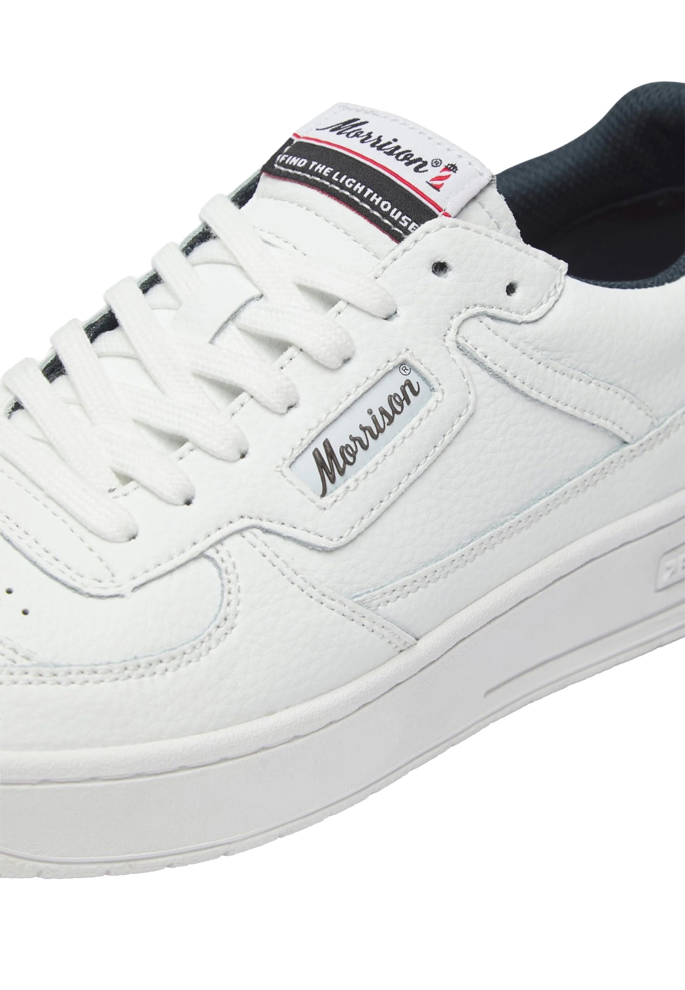Baskets basses 'Zeta' Morrison en blanc