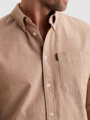 PME Legend - Ajuste regular Camisa 'Oxford shirt with chest pocket and button-down collar' en naranja