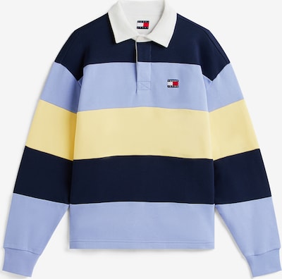 Tommy Jeans Collegepaita värissä laivastonsininen / kyyhkynsininen / pastellinkeltainen, Tuotenäkymä