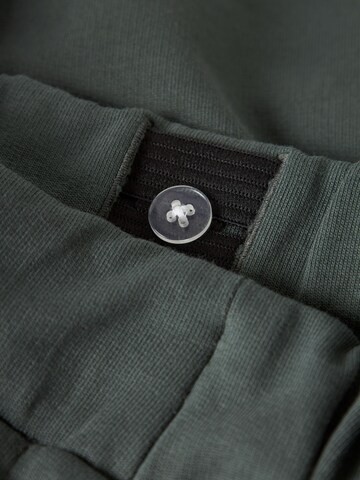 NAME IT - Pierna ancha Pantalón en negro