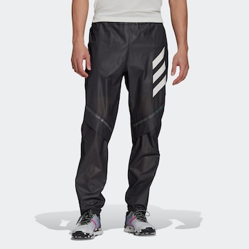 ADIDAS TERREX Regular Sportbroek 'Agravic Rain' in Zwart: voorkant