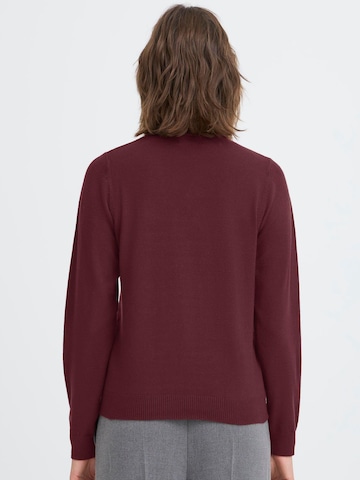 Pullover ' OXBMMNORA ROLLNECK ' di Oxmo in rosso