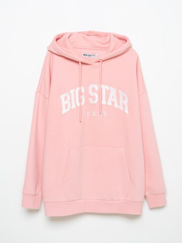 BIG STAR Sweatshirt 'Rubialsa' in Roze: voorkant