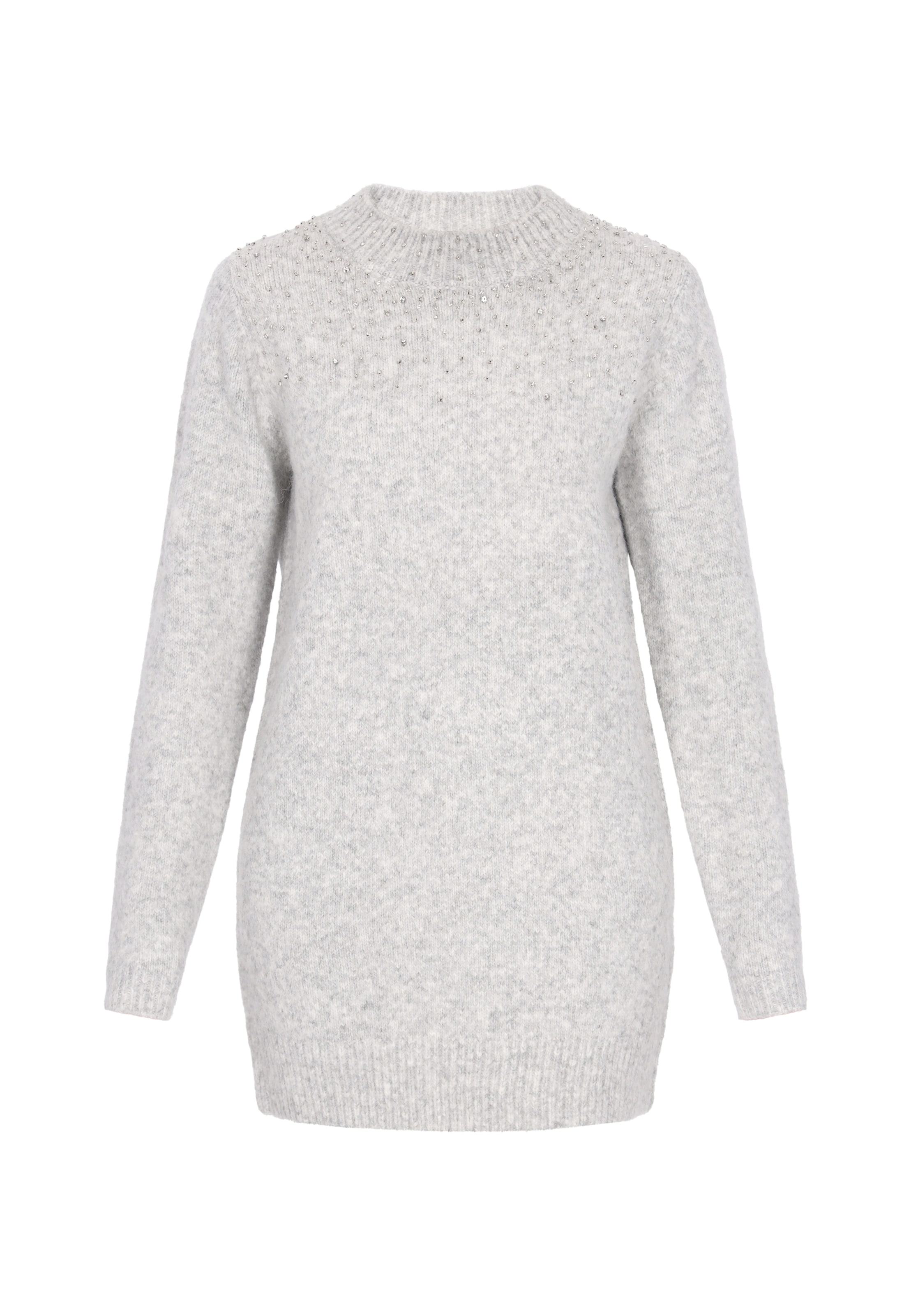 DreiMaster Vintage Pullover in Grau: Vorderseite