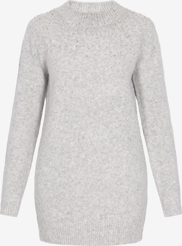 DreiMaster Vintage Sweater in Grey: front