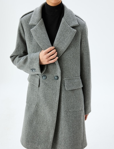 Koton Winter Coat in mottled grey, Item view