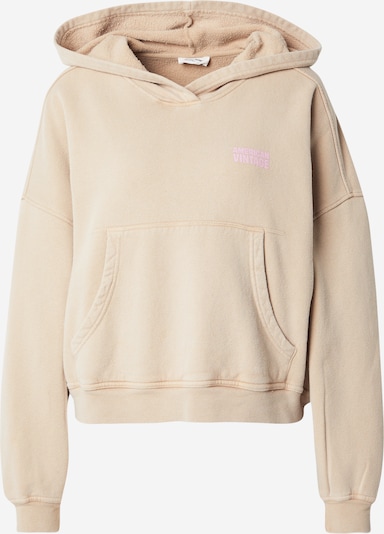 AMERICAN VINTAGE Collegepaita 'PLIZZY' värissä beige / roosa, Tuotenäkymä