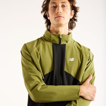 Giacca sportiva 'Utility' di new balance in verde