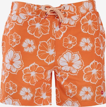 Maillot de bain de sport Frozen Cape en orange : devant