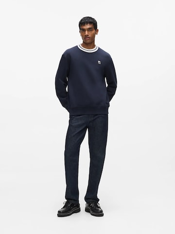 Felpa 'Ikon' di Karl Lagerfeld in blu