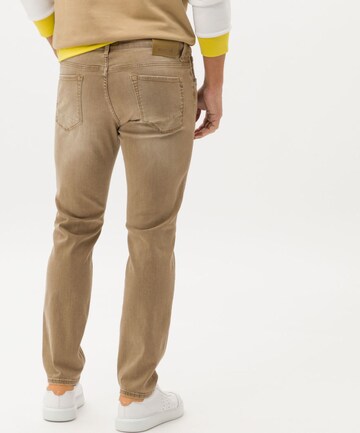 BRAX Slimfit Jeans 'Chuck' in Braun: Rückseite