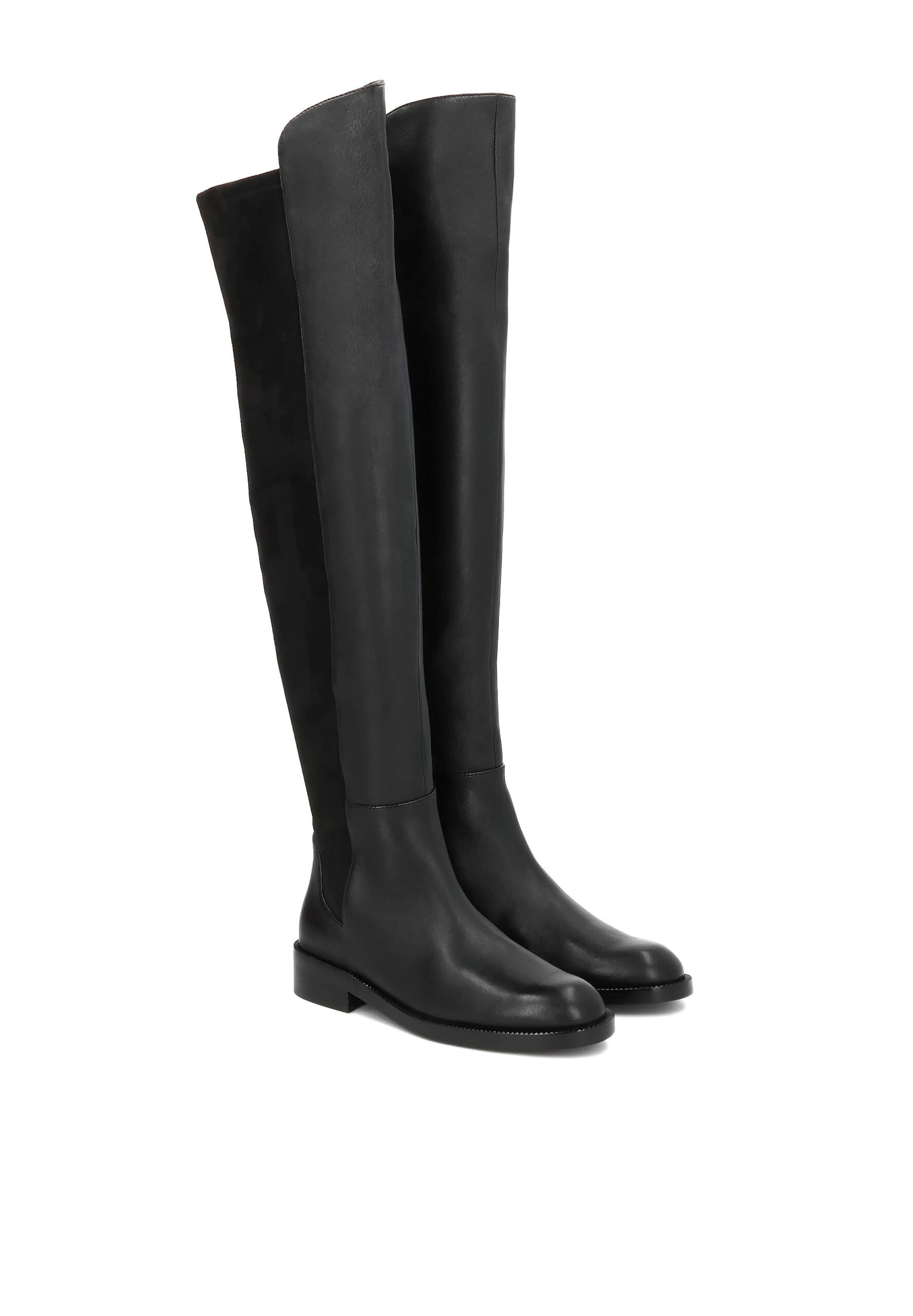 Kazar Overknees in Schwarz