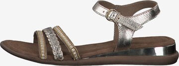 MARCO TOZZI Sandalen met riem in Goud