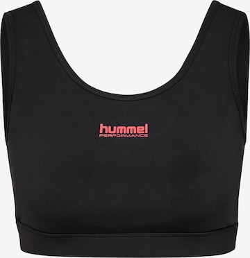 Hummel Top in Schwarz: Vorderseite