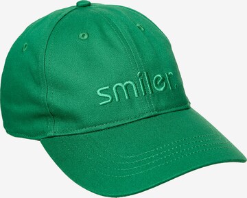 smiler. Cap in Green: front